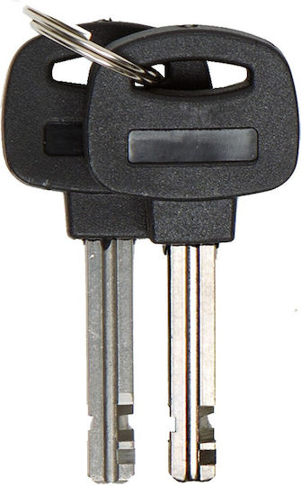 Auvray Motorradschloss U-roc Schloss 100cm Kabel 180 x 245mm Bügelschloss Durchmesser 14mm Kabeldurchmesser 12mm