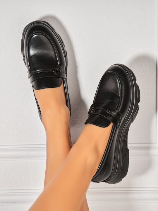 Women's Moccasins In Black Colour