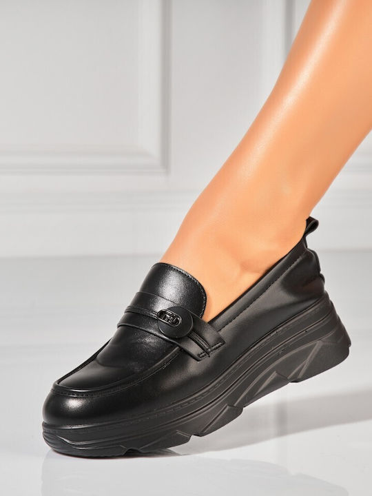 Women's Moccasins In Black Colour