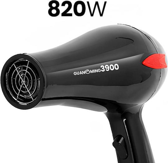 Avizar Corded Hair Dryer 820w Thermal Control Air Concentrator Black