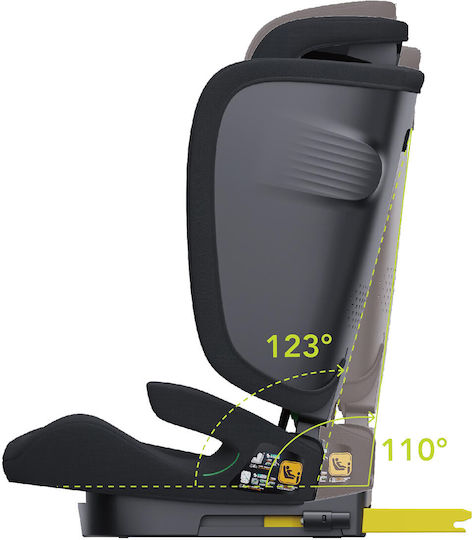 Asalvo Omniguard Car Seat High-back Booster i-Size with Isofix Black 15-36 kg