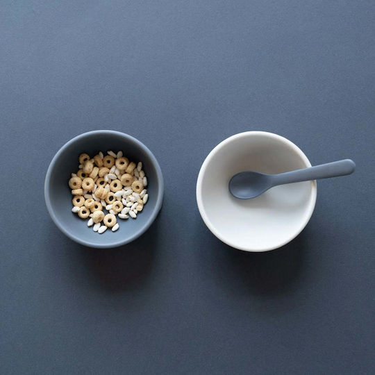 Ekobo Cloud Round Gray Serving Bowl