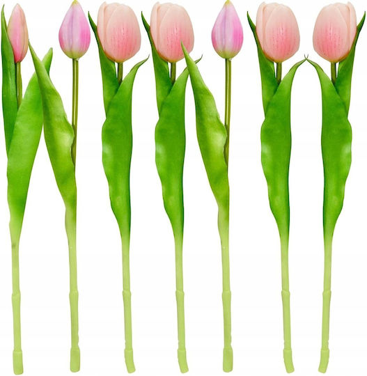 Blumenstrauß aus Rosa Tulpen 31cm Saska Garden