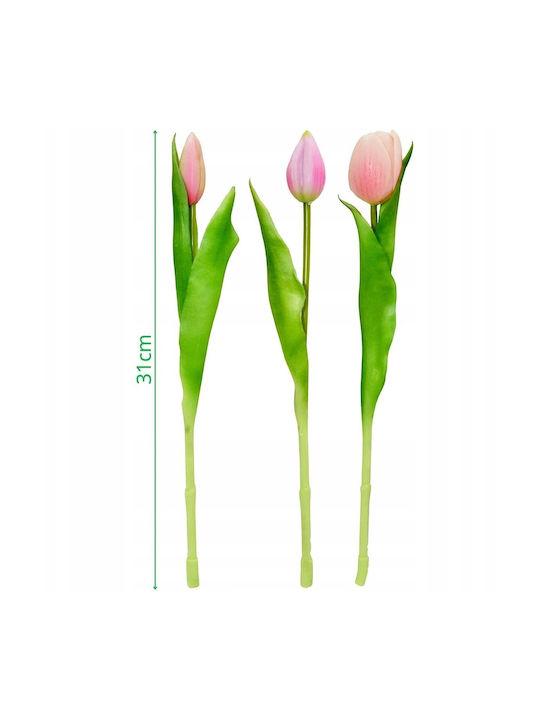 Bouquet of Pink Tulips 31cm Saska Garden