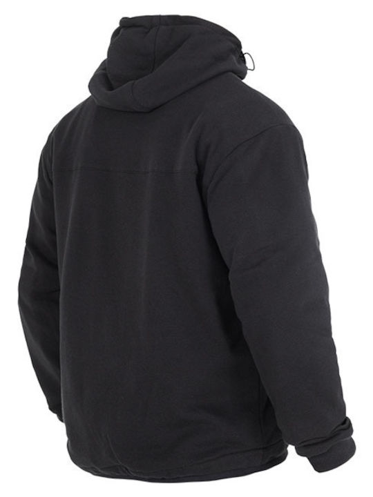 John Doe XTM Hoodie V3 Ανδρικό Μπουφάν Μηχανής Softshell 4 Εποχών Μαύρο