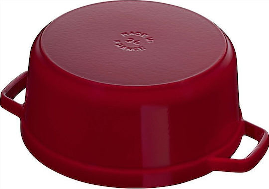 Staub La Cocotte Γάστρα Στρογγυλή Μαντεμένια 3.85lt