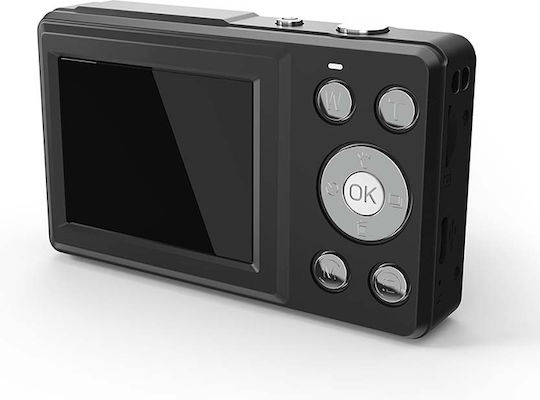 Nedis PCAM2530BK Compact Φωτογραφική Μηχανή 48MP 4K UHD Μαύρη