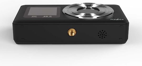 Nedis PCAM2530BK Compact Φωτογραφική Μηχανή 48MP 4K UHD Μαύρη