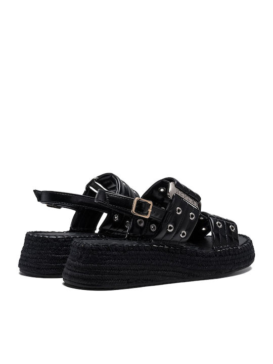 Women's Flat Sandals Black