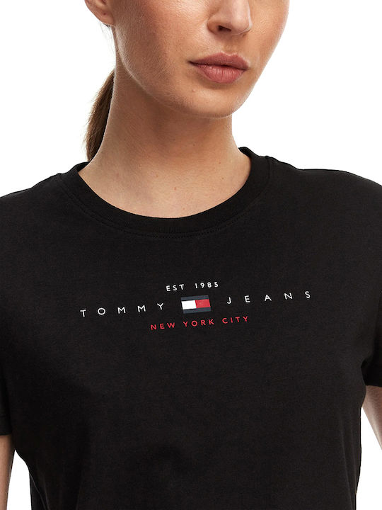 Tjw Γυναικείο T-shirt Μαύρο