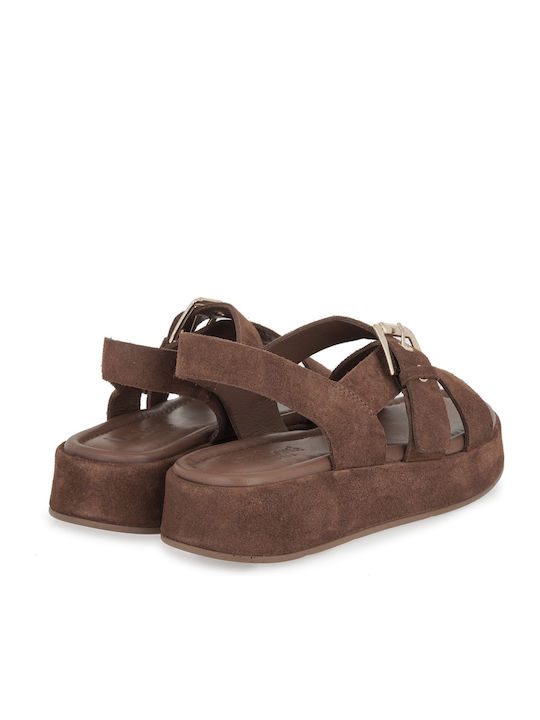 Γυναικεία Σανδάλια Flatforms Ταμπά