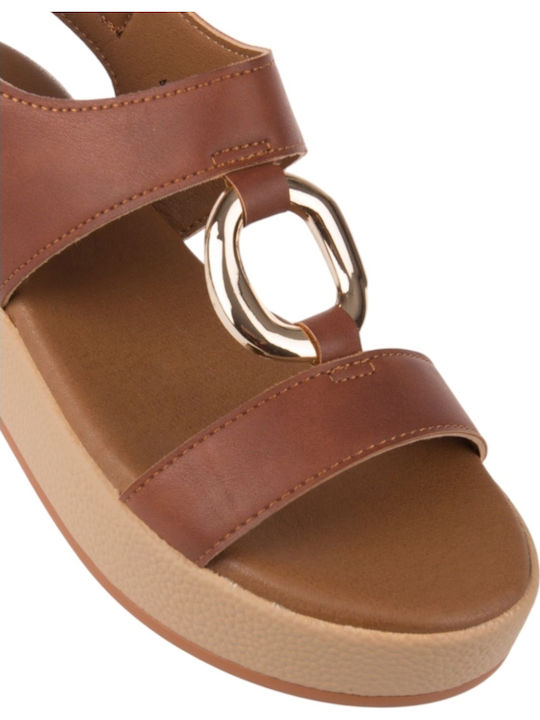 Women's Flat Sandals Brown
