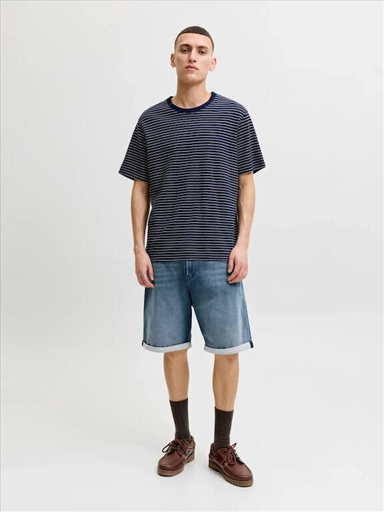 Men's Denim Bermuda Shorts Blue Denim