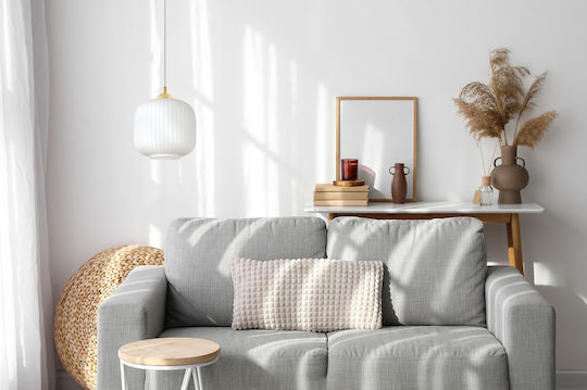 Light Home Κρεμαστό Φωτιστικό Λευκό με Ντουί E27