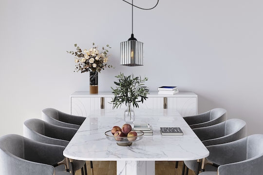 Light Home Висящо Осветително Тяло Черно с Цокъл E27