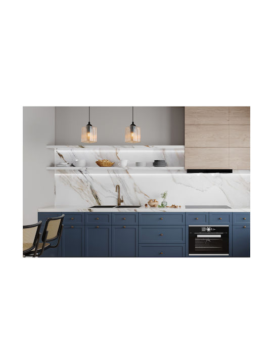 Light Home Κρεμαστό Φωτιστικό Μαύρο με Ντουί E27