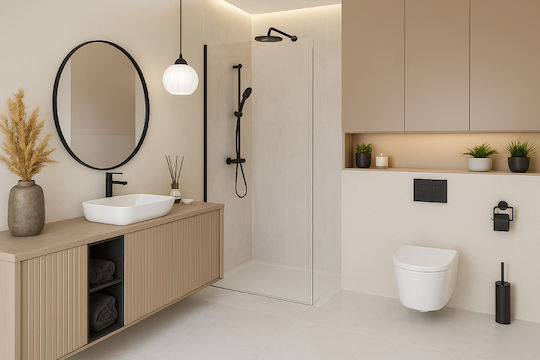 Light Home Κρεμαστό Φωτιστικό Μαύρο με Ντουί E27