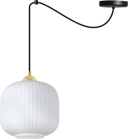 Light Home Κρεμαστό Φωτιστικό Μαύρο με Ντουί E27