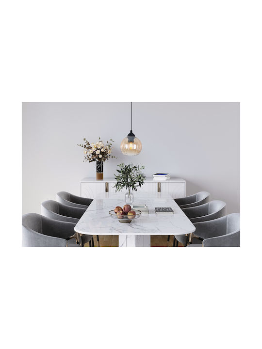 Light Home Κρεμαστό Φωτιστικό Μαύρο με Ντουί E27