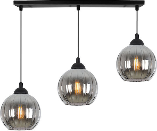 Light Home Висящо Осветително Тяло Черно с Цокъл E27