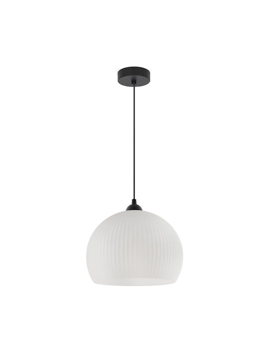 Light Home Deckenleuchte Schwarz Kugel mit E27 Lampenbirnensockel