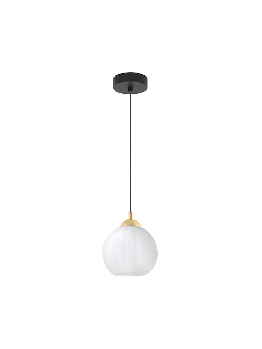 Light Home Κρεμαστό Φωτιστικό Μαύρο με Ντουί E27