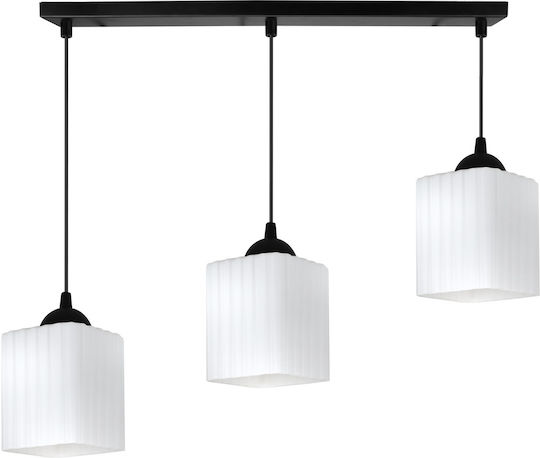 Light Home Κρεμαστό Φωτιστικό Μαύρο με Ντουί E27