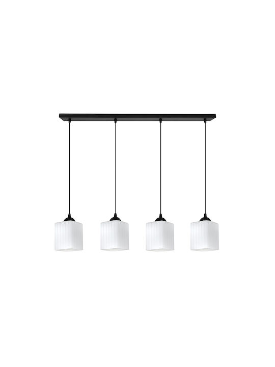 Light Home Висящо Осветително Тяло Черно с Цокъл E27