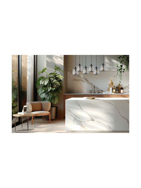 Light Home Κρεμαστό Φωτιστικό Μαύρο με Ντουί E27