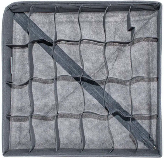 Max Home Текстилен Организатор За Дрехи В Сив Цвят 30x30x8см