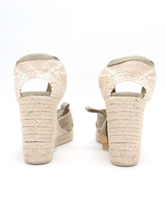 Summer Women's Platform Espadrilles Style Khaki