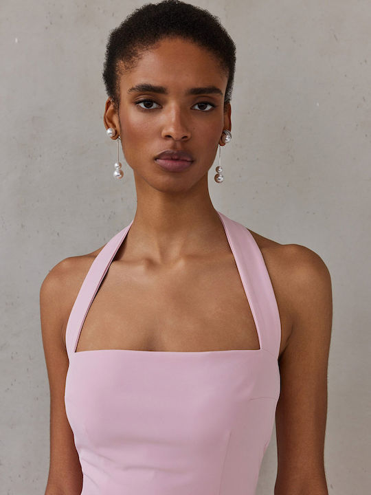 Rochie Maxi De Seară Roz