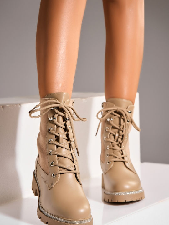 Women's Ankle Boots Khaki