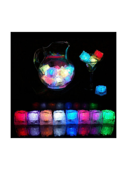 Διακοσμητικό Φωτιστικό LED RGB 12τμχ 2.7x2.7εκ.