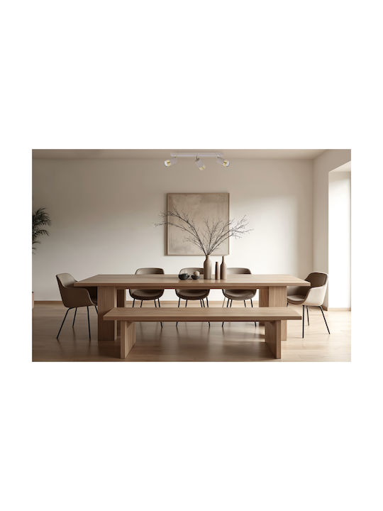 Light Home Decken- und Wandleuchte mit GU10 Lampenbirnensockel in Goldfarbe