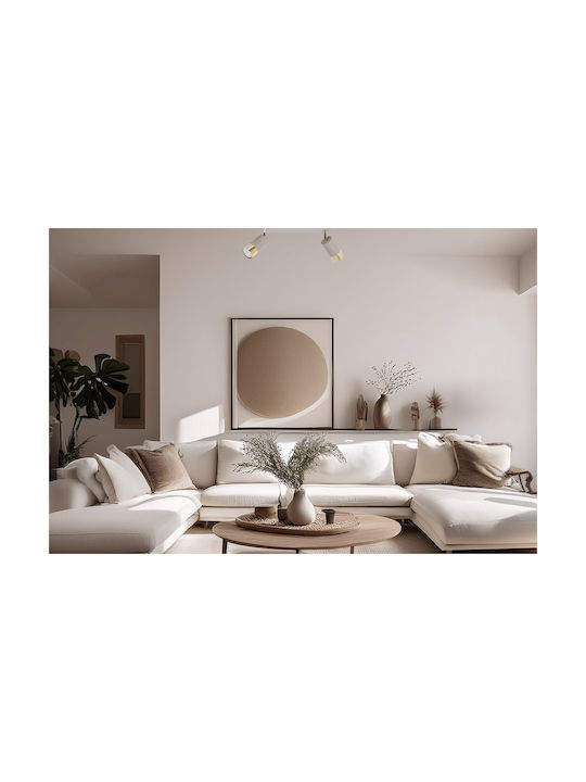 Light Home Decken- und Wandleuchte mit GU10 Lampenbirnensockel in Goldfarbe