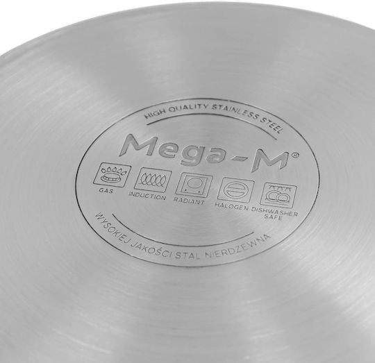 Mega-M Professional Commercial Pot Capacity 17lt Diameter 28cm And Height 28cm