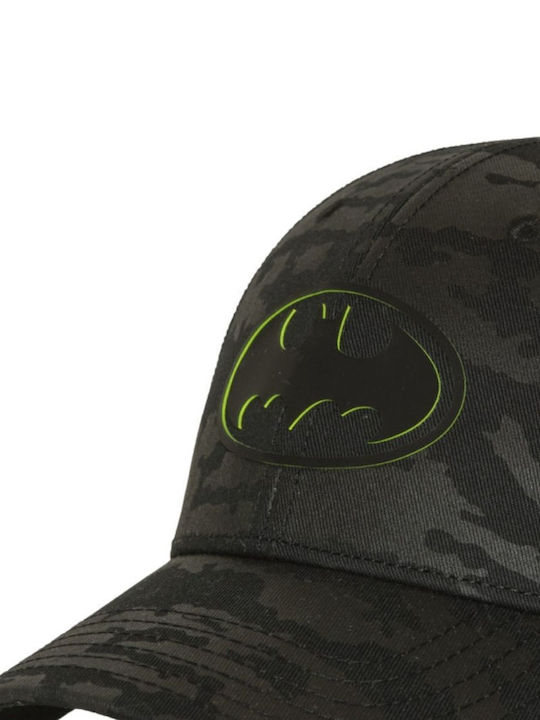 Capslab Batman Camo Trucker Cap Dc Comics Cl Dc11 1 Pcb Logb Μαύρο-cl Dc11 1 Pcb Log-black