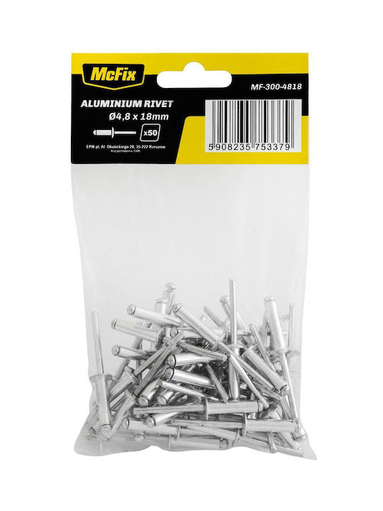 McFix Nituri Din Aluminiu M4.8x14mm 1000 Bucăți