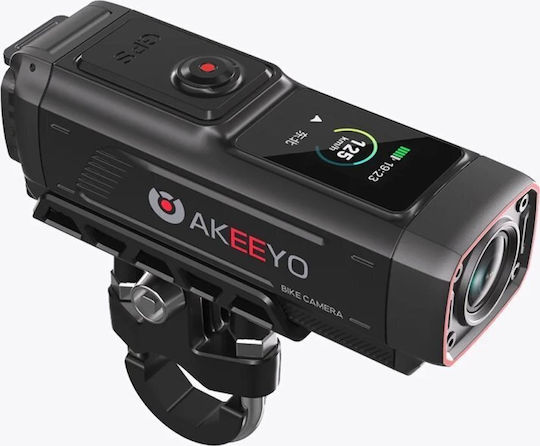 Akeeyo 512GB Action Camera 2K Υποβρύχια και Wi-Fi Μαύρη
