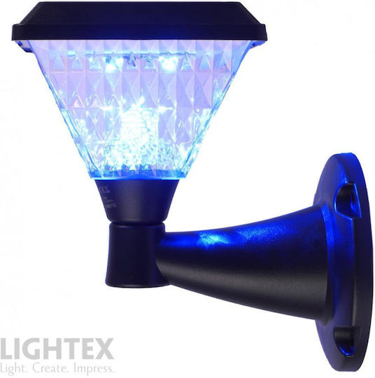 Lightex Επιτοίχιο Ηλιακό Φωτιστικό 1.5W 150lm Θερμό Λευκό 3000K με Τηλεχειριστήριο IP65 160x160x63εκ.