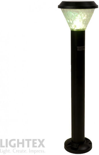 Lightex Ηλιακό Φωτιστικό Δαπέδου 1.5W 150lm Θερμό Λευκό 3000K με Φωτοκύτταρο και Τηλεχειριστήριο IP65 16x16x63εκ.