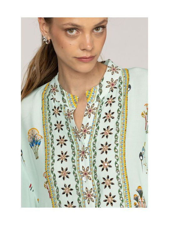 Long Sleeve Women's Silky Shirt