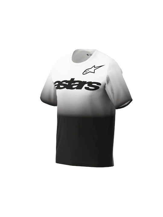 Herren Kurze Ärmel Fahrradtrikot Mountain Bike Weiß