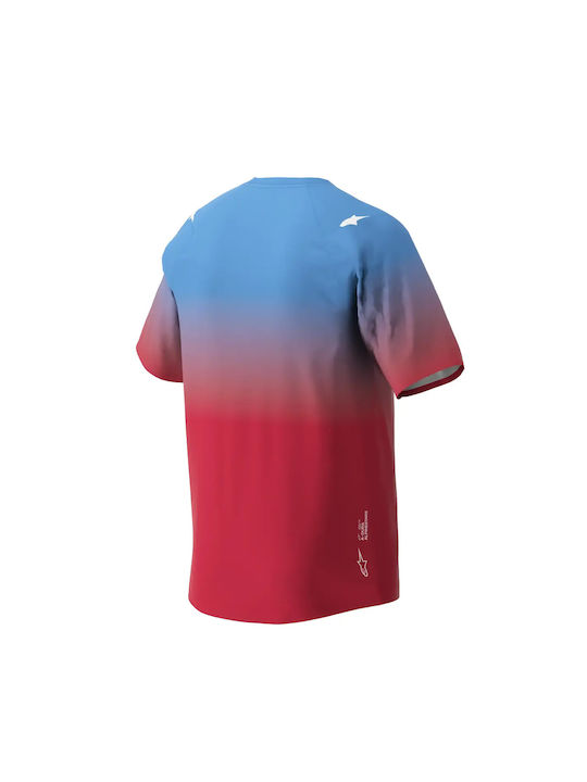 Herren Kurze Ärmel Fahrradtrikot Mountain Bike Rote