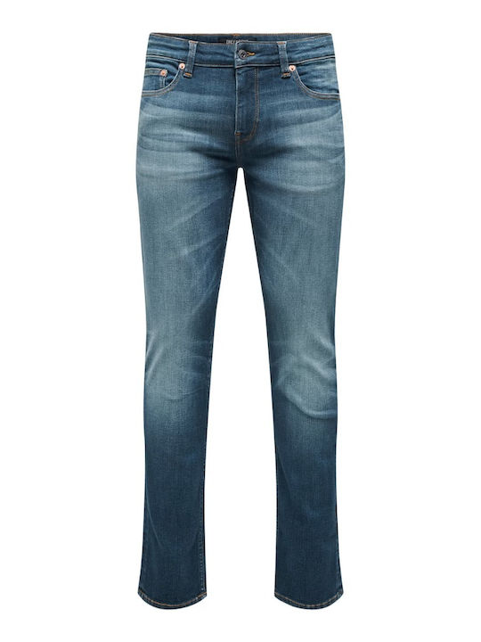 Trousers in Slim Fit Blue