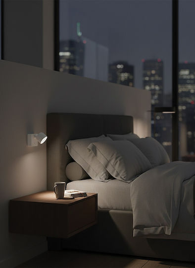 VK Lighting Φωτιστικό Τοίχου με Ενσωματωμένο LED και Θερμό Λευκό Φως Χρυσό