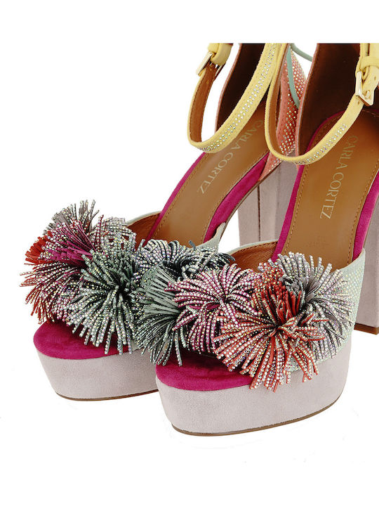Fuchsia Sandals