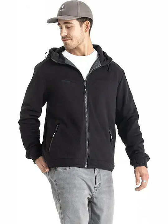 Sweatshirt with Hood Black