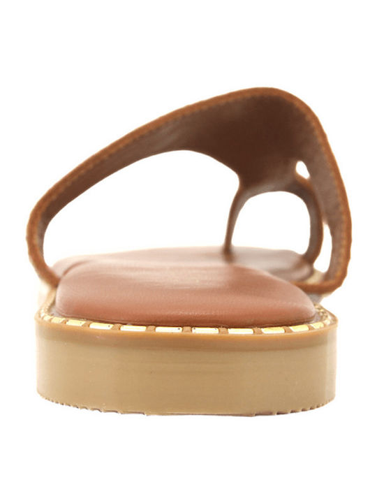 Nikie Flache Sandalen Für Damen Tabac Braun